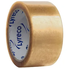Packtejp LYRECO PP 50mmx66m klar 6/fp