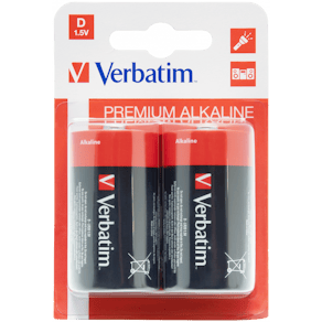 Verbatim Alkaline D/LR20 (2-Pack)