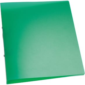 Ringmap Q-CONNECT, PP, 2 ringen, 25 mm, transparant groen
