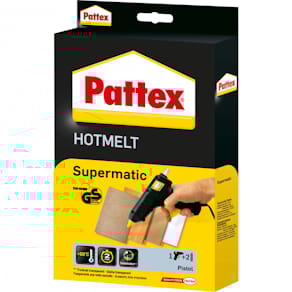 Heißklebepistole Pattex HOT Supermatic, schwarz
