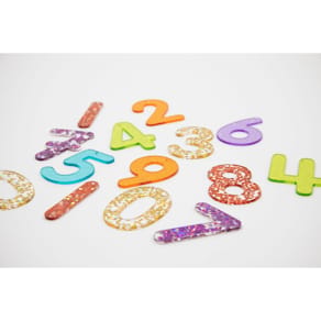 Sensoriska siffror glitter 14/fp