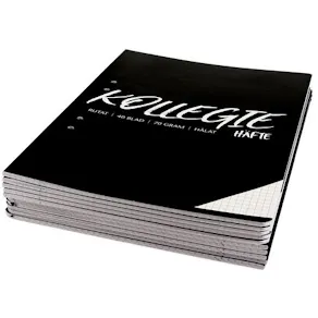 Kollegiehäfte A4 70g 40 blad rutat