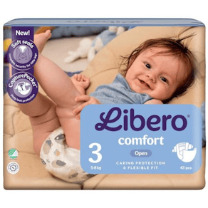 Blöjor Libero Comfort 3, 5–8 kg 43-pack