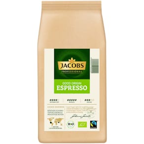Espressobohnen Jacobs Professional Good Origin Espresso, 1000 g