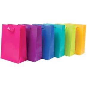 Geschenktragetasche PAPER STYLE uni, sortiert, 20x28x9,8 cm