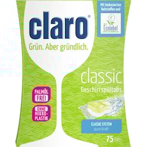 Geschirrspültabs Claro Classic, 75 St.