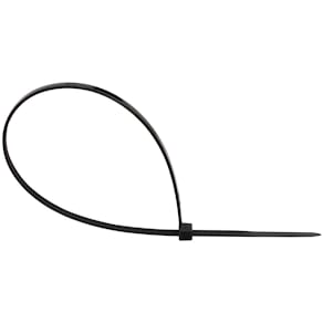 Kabelbinder Q-Connect, ft 200 x 2,5 mm, pak van 100 stuks, zwart