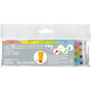 ZIG Clean Color DOT 4 color set