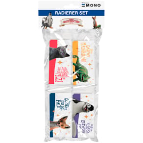 Radierer MONO Schule der magischen Tiere, 4er-Pack, weiß
