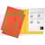 Dossiermap Esselte, oranje, karton 180 g/m², pak 100 stuks