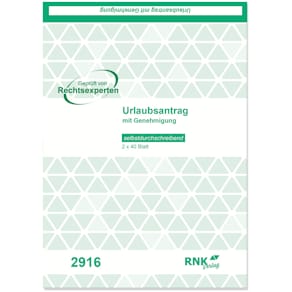 Urlaubsantragblock RNK SD