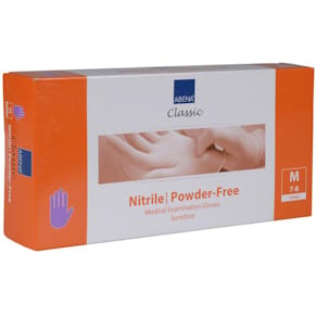 Nitrilhandske puderfri lila M 100/fp