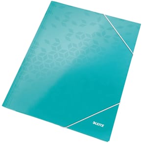 3-klaff snoddmapp WOW krt A4 isblå