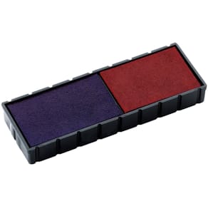 Ersatzkissen COLOP E12/2BP, 2 St., rot/blau