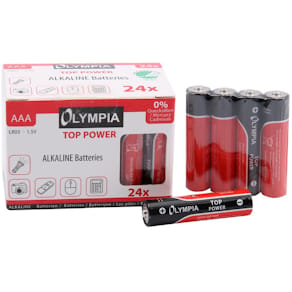 Batteri OLYMPIA Alkaline AAA (24)