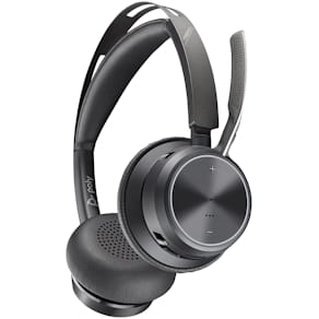Hovedtelefon Poly Voyager Focus 2 USB-C-C + USB-C/A-adapter + opladningsstativ