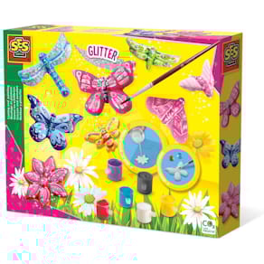 Bastelset SES Creative Glitzerschmetterlinge gießen