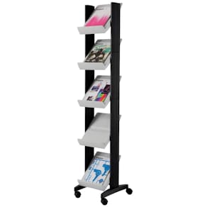 Prospektständer Paperflow easy Display 259N.02, 5xA4, grau