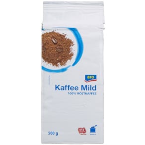 Kaffee ARO Mild, gemahlen, 500 g, Vakuumpackung
