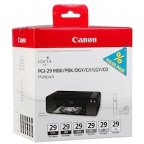 PGI-29 MBK/PBK/DGY/GY/LGY/CO multi pack