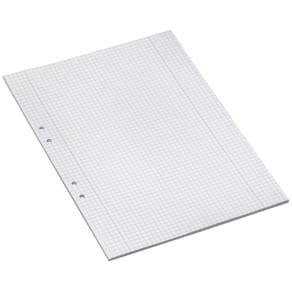 Lösblad A4 rutat 5x5mm hålat 500/fp