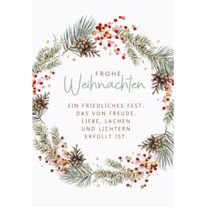 Weihnachtskarte Eulzer
