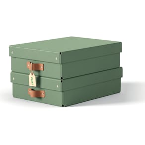 Arkivboks Puro medium lav jordgrøn (2)