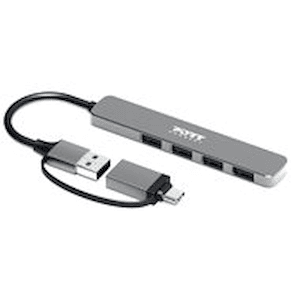 PORT Connect - Hubb - USB-C/USB-A - 4 x SuperSpeed USB 3.0