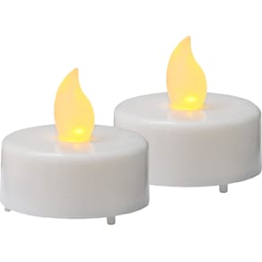 Värmeljus LED-ljus 2/fp