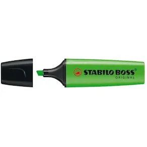 Överstrykningspenna STABILO Original Grön, 10st