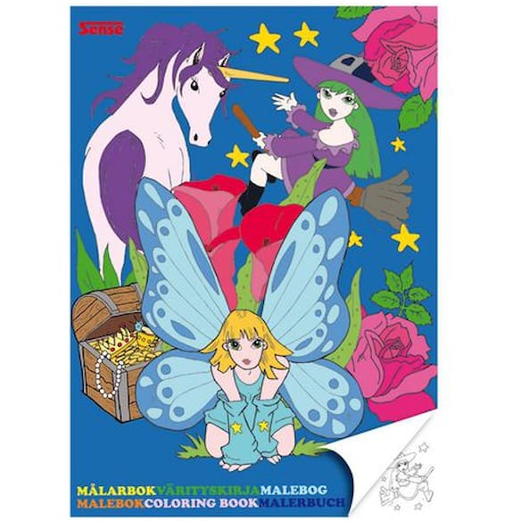 Malebok SENSE Eventyr