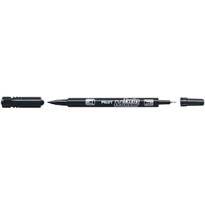 Permanentmarker Pilot Begreen Twin Marker, EF/F, schwarz