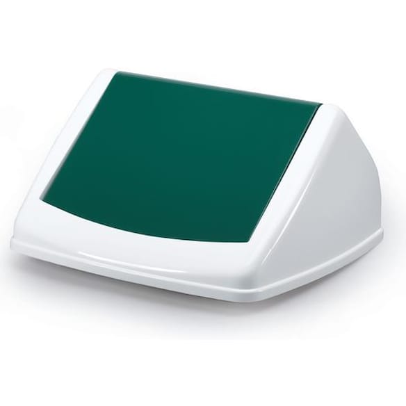 Vippelokk DURABIN 40L rektangulær grønn