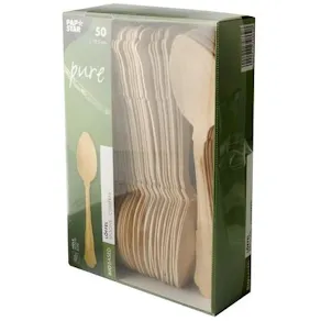 Bestick Träsked PURE Premium 50/fp