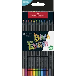 Färgpenna Black Edition 12/fp