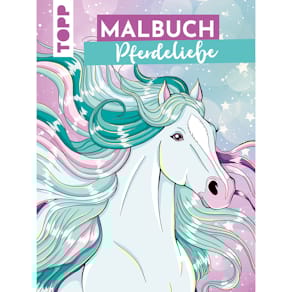 Malbuch TOPP Pferdeliebe, 48 Blätter, 21 x 28 cm
