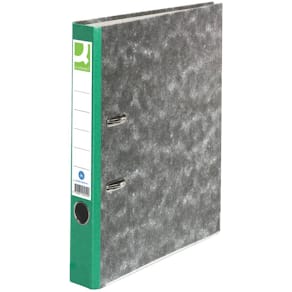 Ordner Q-Connect, Pappe, A4, 50 mm, grün