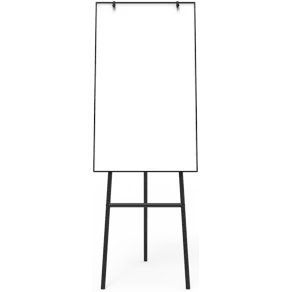 Blädderblocksställ & Skrivtavla Lintex One, magnetisk, svart