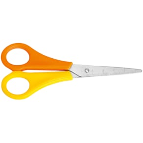 Bastelschere WESTCOTT Kids, 13 cm, spitz, orange/gelb