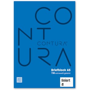 Briefblock Ursus Style, A5, 50 Blatt, liniert