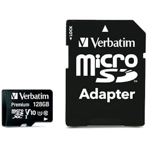 Speicherkarte Verbatim microSDXC, 128 GB, schwarz