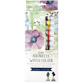 Akvarellfärgset Sense 12x12 ml