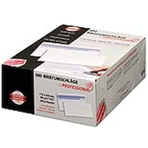 Briefumschlag PROFESSIONAL Revelope, DIN Lang, 225x112 mm, weiß,