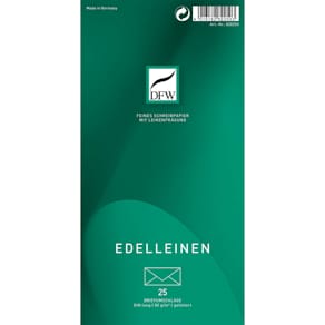 Briefumschlag DFW Edelleinen, DL