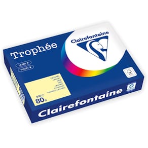 Kop.ppr TROPHEÉ A4 80g oh ljusgul 500/fp