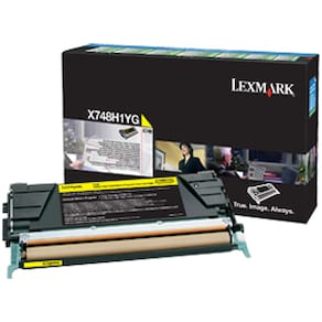 Toner LEXMARK X748H1YG 12K gul