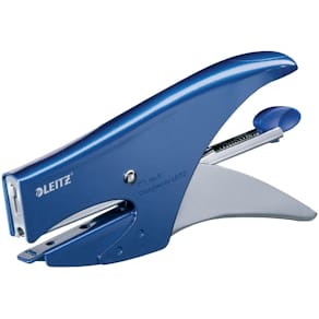 Heftzange Leitz 5547, blau/silber