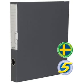 Ringpärm-D KEBA grafitgrå, 20st