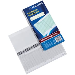 Kilometerregistratie Atlanta by Jalema, Ft 14 x 29,7 cm, 40 vel, 