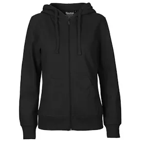 Hoodie zip NEUTRAL O83301 dam svart M